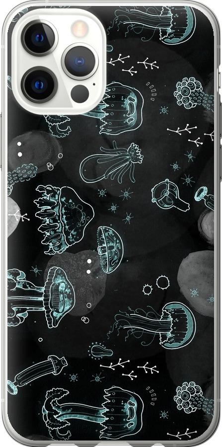 Чехол на iPhone 12 Pro Медузы
