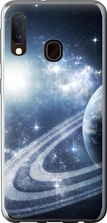 Чехол на Samsung Galaxy A20e A202F Кольца Сатурна