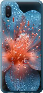 Чехол на Samsung Galaxy A02 A022G Роса на цветке