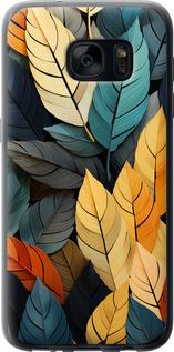 Чехол на Samsung Galaxy S7 G930F Кольорове листя