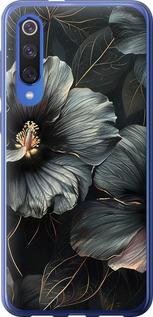 Чехол на Xiaomi Mi 9 SE Черные цветы