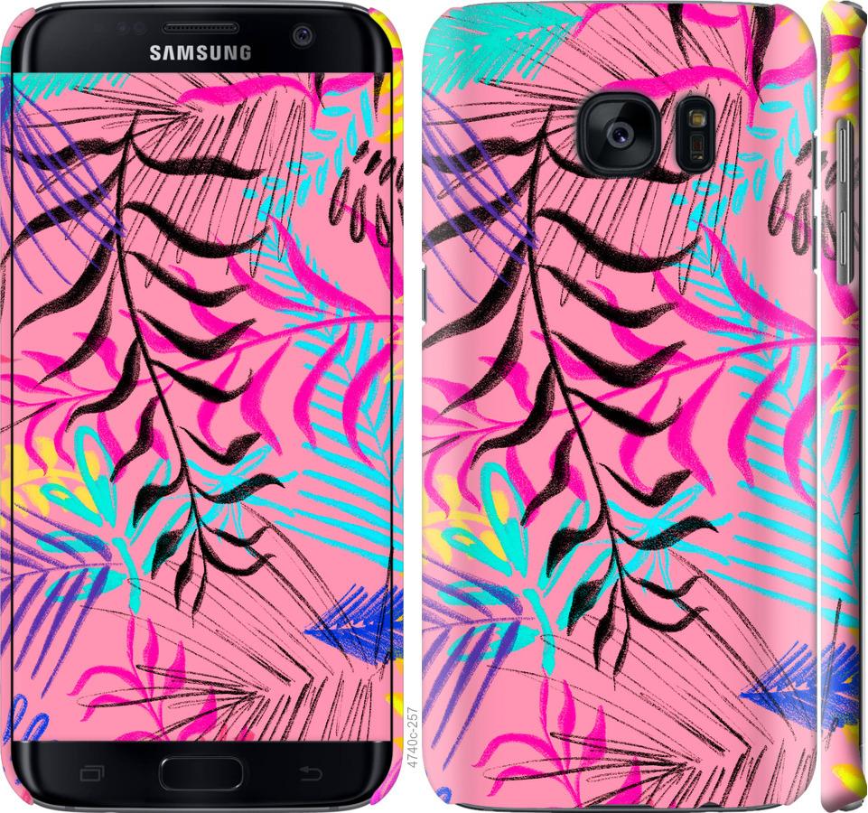 Чехол на Samsung Galaxy S7 Edge G935F Растительный узор 2