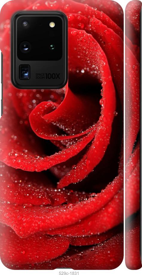 Чехол на Samsung Galaxy S20 Ultra Красная роза