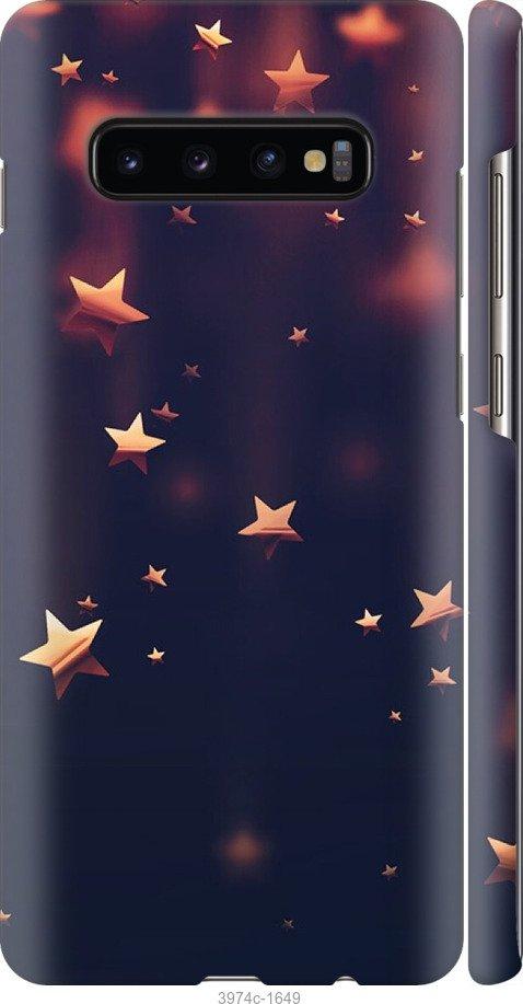 Чехол на Samsung Galaxy S10 Plus Падающие звезды