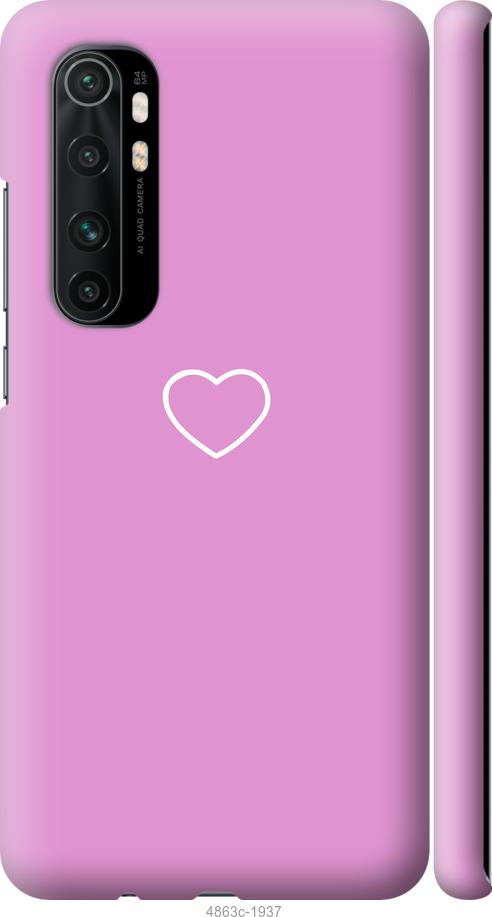 Чехол на Xiaomi Mi Note 10 Lite Сердце 2
