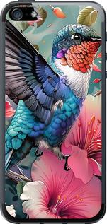 Чехол на iPhone SE Сказочная колибри