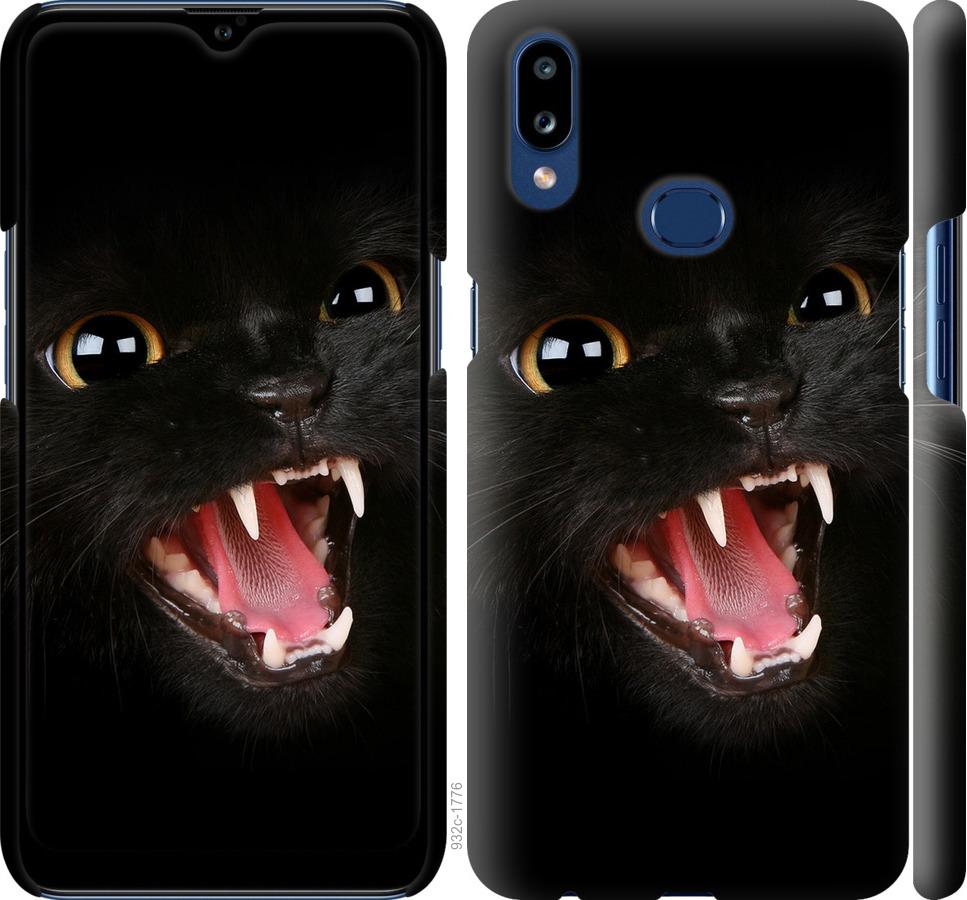 Чехол на Samsung Galaxy A10s A107F Чёрная кошка