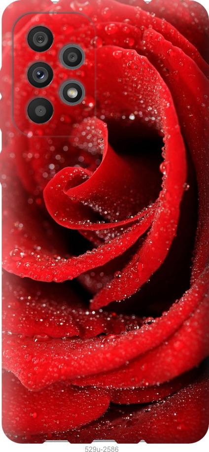 Чехол на Samsung Galaxy A73 A736B Красная роза