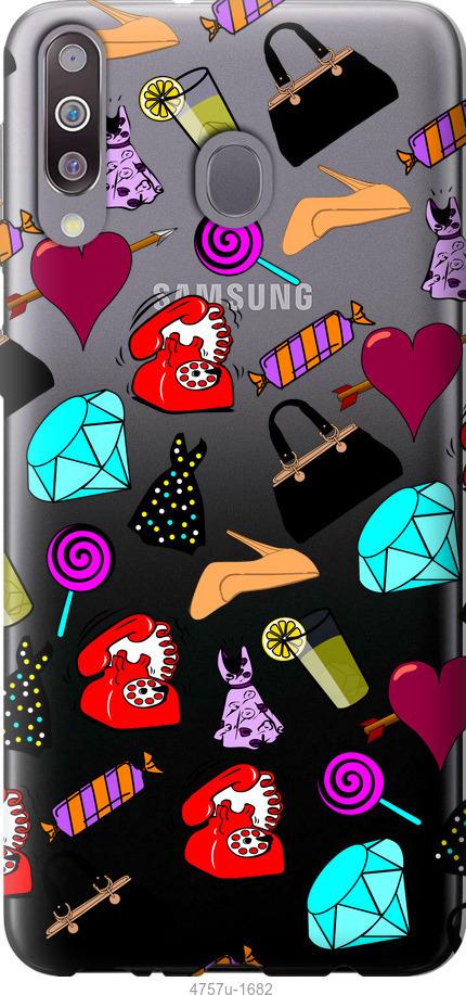 Чехол на Samsung Galaxy M30 stickers