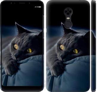 Чехол на Xiaomi Redmi 5 Plus Дымчатый кот