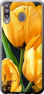 Чехол на Samsung Galaxy M30 Желтые тюльпаны