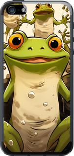 Чехол на iPhone SE Веселая жаба