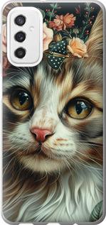 Чехол на Samsung Galaxy M52 M526B Cats and flowers