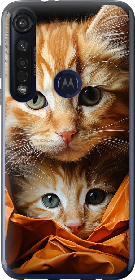 Чехол на Motorola G8 Plus Котики 2