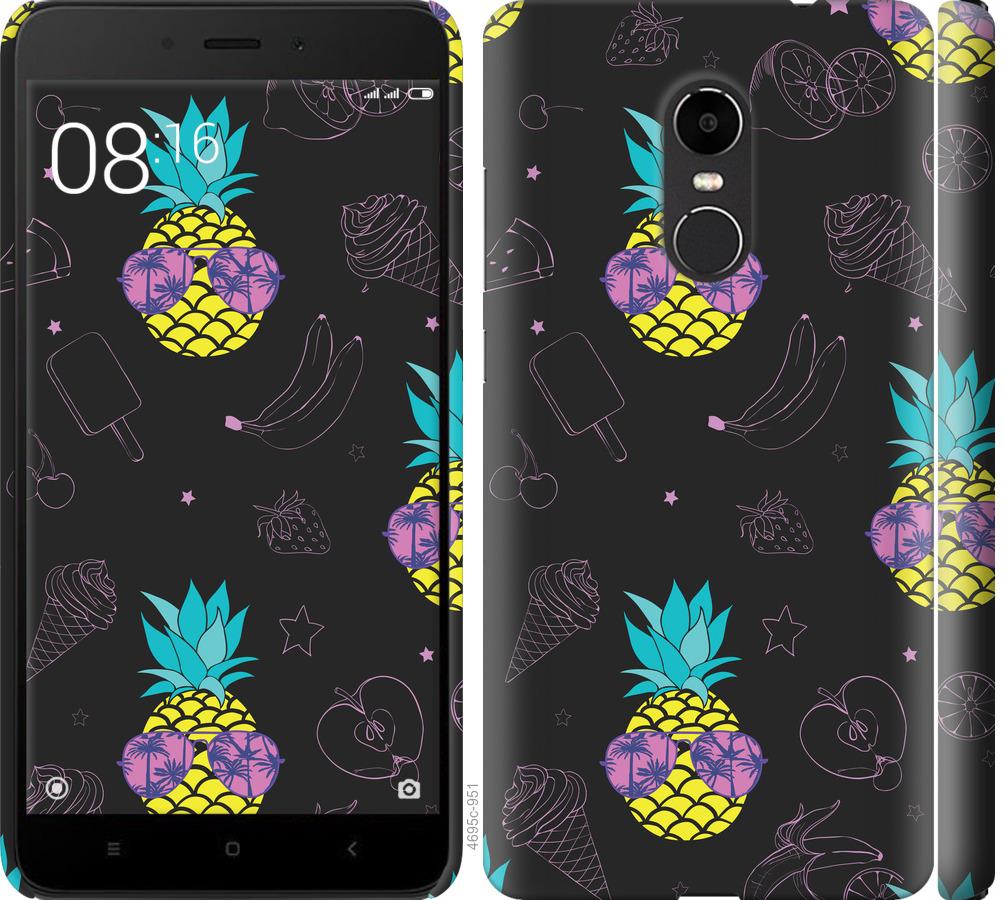 Чехол на Xiaomi Redmi Note 4X Summer ananas