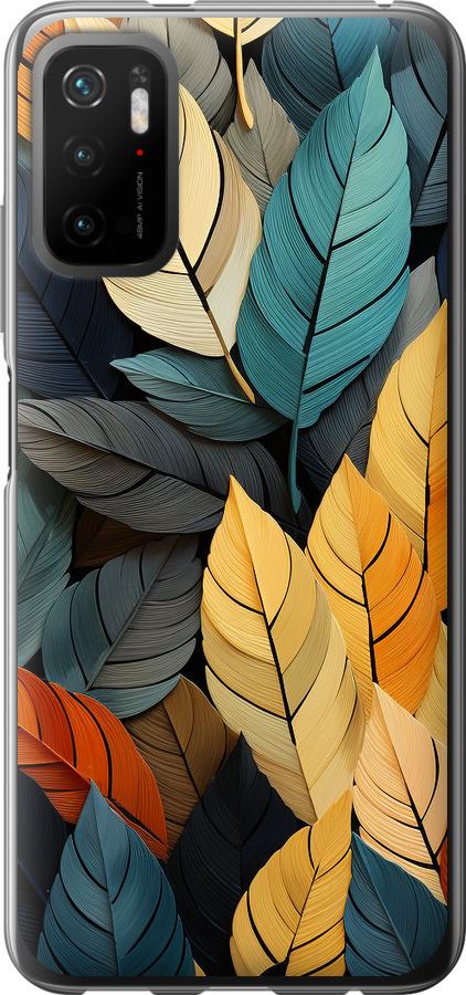 Чехол на Xiaomi Poco M3 Pro Кольорове листя