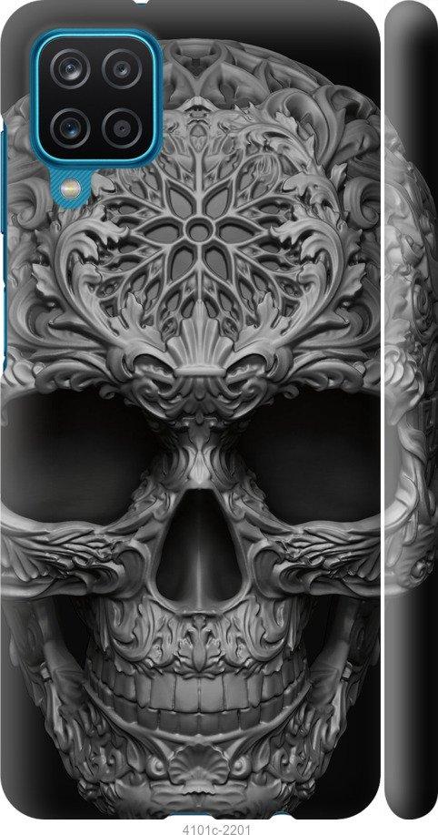 Чехол на Samsung Galaxy A12 A125F skull-ornament