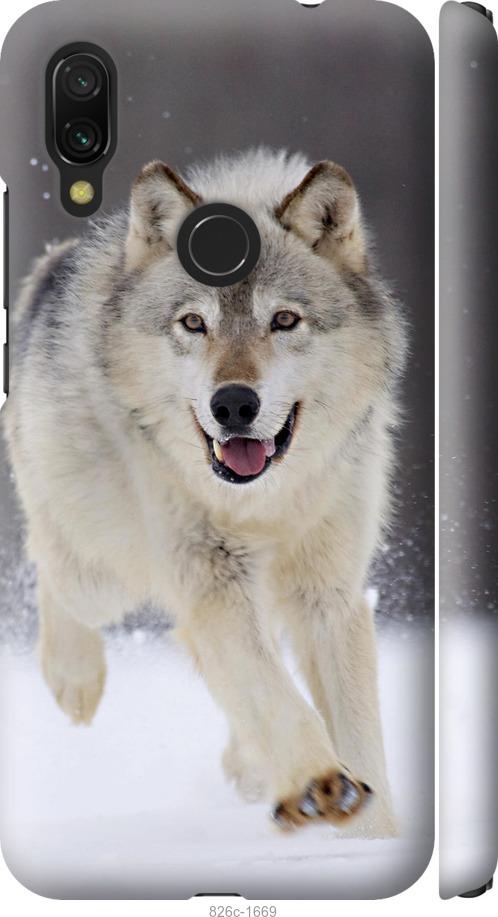 Чехол на Xiaomi Redmi 7 Бегущий волк