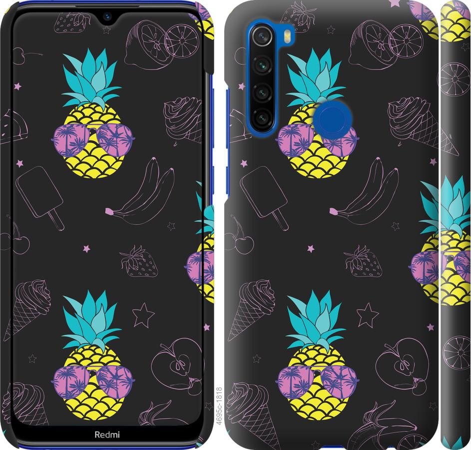 Чехол на Xiaomi Redmi Note 8T Summer ananas