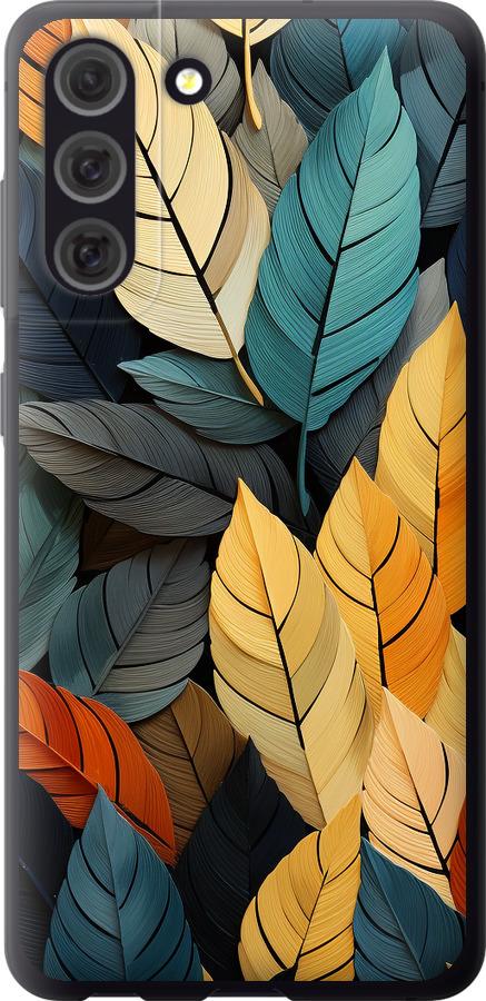 Чехол на Samsung Galaxy S21 FE Кольорове листя