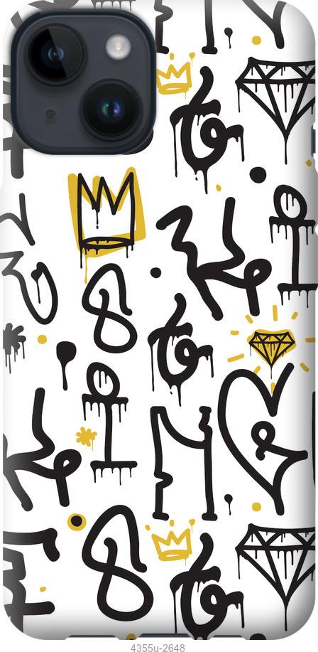 Чехол на iPhone 14 Graffiti art