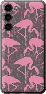 Чехол на Samsung Galaxy S23 Plus Vintage-Flamingos