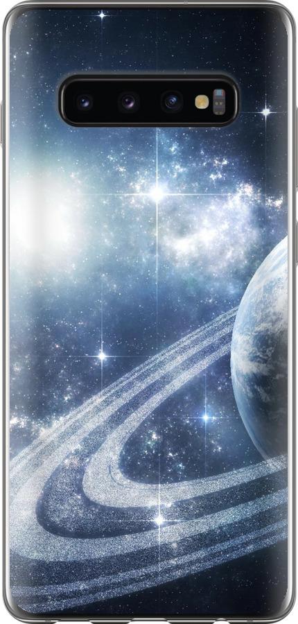 Чехол на Samsung Galaxy S10 Plus Кольца Сатурна