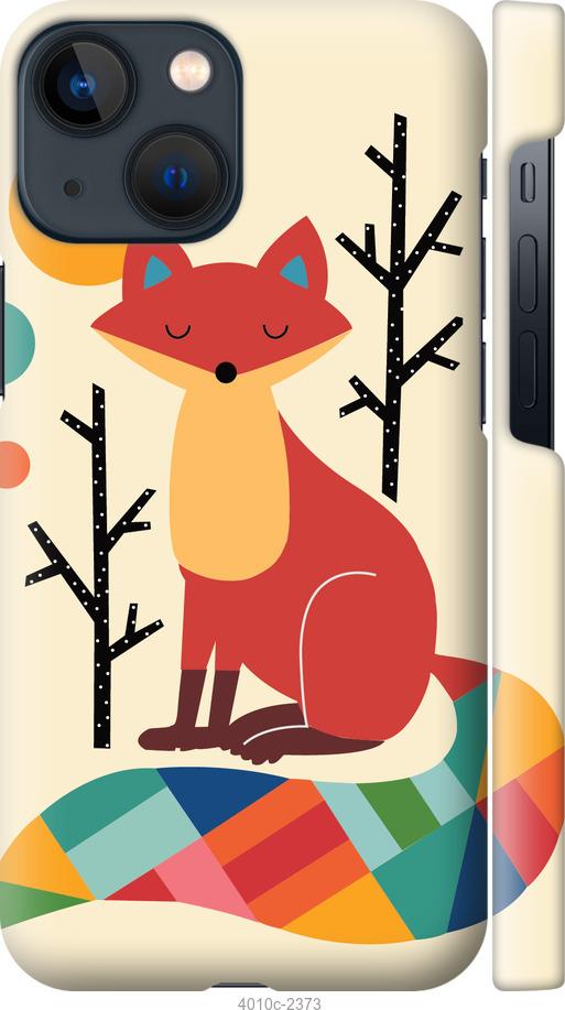 Чехол на iPhone 13 Mini Rainbow fox