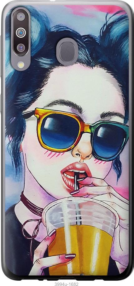 Чехол на Samsung Galaxy M30 Арт-девушка в очках