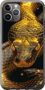 Чехол на iPhone 11 Pro Max Golden snake