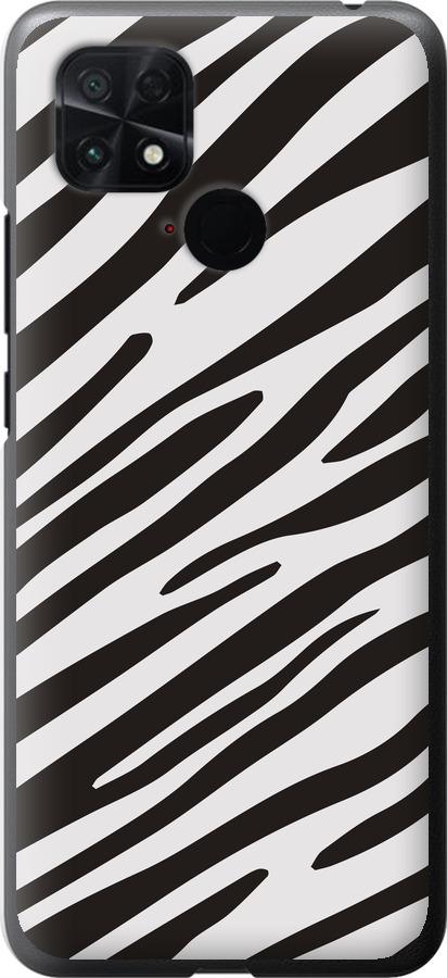Чехол на Xiaomi Poco C40 Классическая зебра
