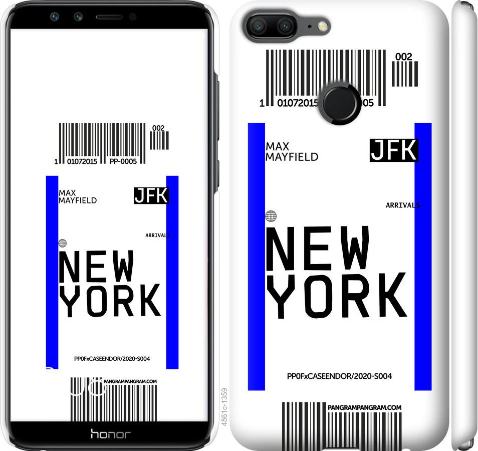 Чехол на Huawei Honor 9 Lite New York