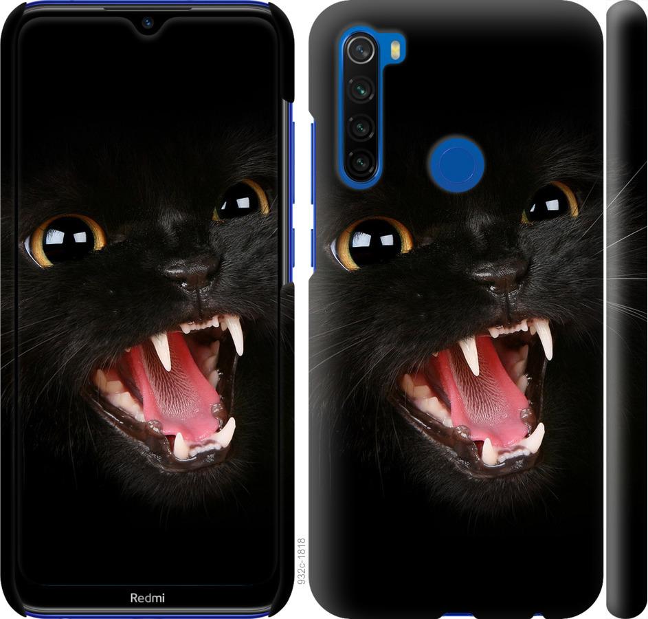 Чехол на Xiaomi Redmi Note 8T Чёрная кошка
