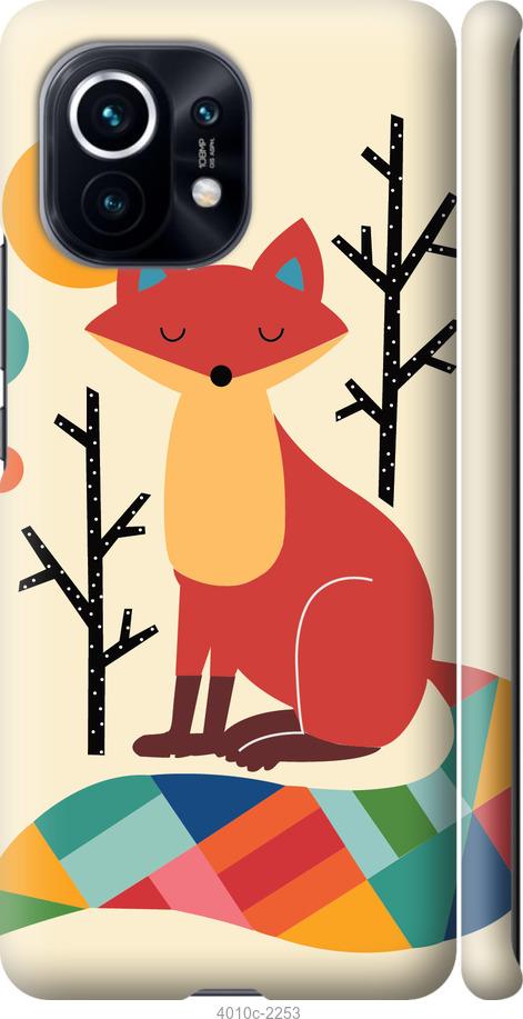 Чехол на Xiaomi Mi 11 Rainbow fox