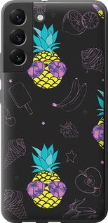 Чехол на Samsung Galaxy S22 Plus Summer ananas