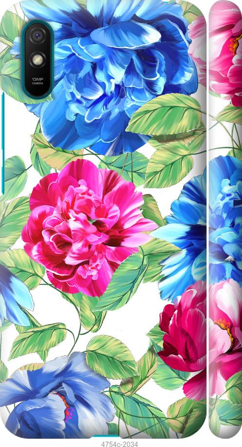 Чехол на Xiaomi Redmi 9A Цветы 21