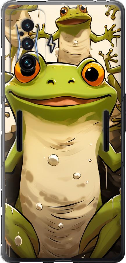 Чехол на Xiaomi Poco F4 GT Веселая жаба