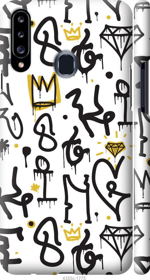 Чехол на Samsung Galaxy A20s A207F Graffiti art