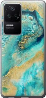 Чехол на Xiaomi Redmi K40S Green marble