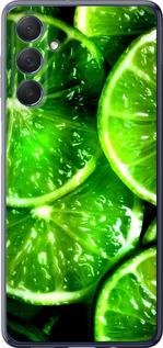 Чехол на Samsung Galaxy M54 Зелёные дольки лимона