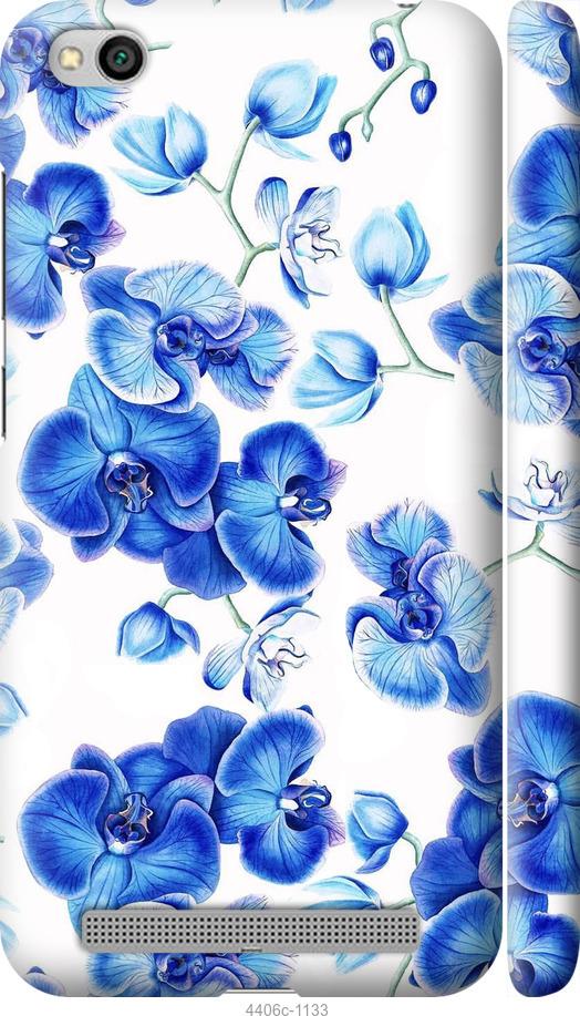 Чехол на Xiaomi Redmi 5A Голубые орхидеи