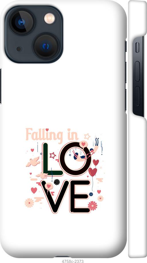 Чехол на iPhone 13 Mini falling in love