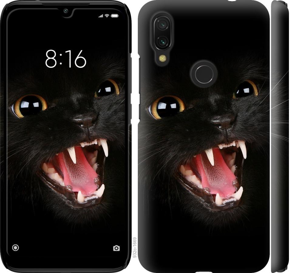 Чехол на Xiaomi Redmi 7 Чёрная кошка