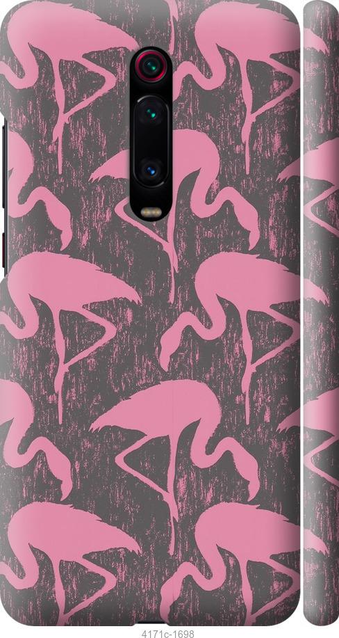 Чехол на Xiaomi Mi 9T Vintage-Flamingos