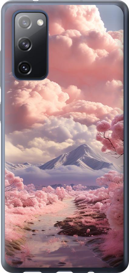 Чехол на Samsung Galaxy S20 FE G780F Розовые облака
