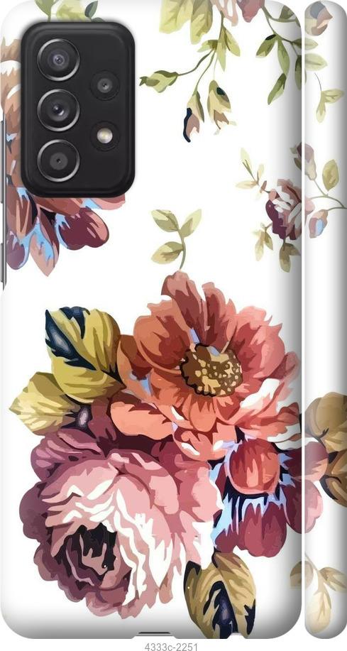 Чехол на Samsung Galaxy A52 Vintage flowers