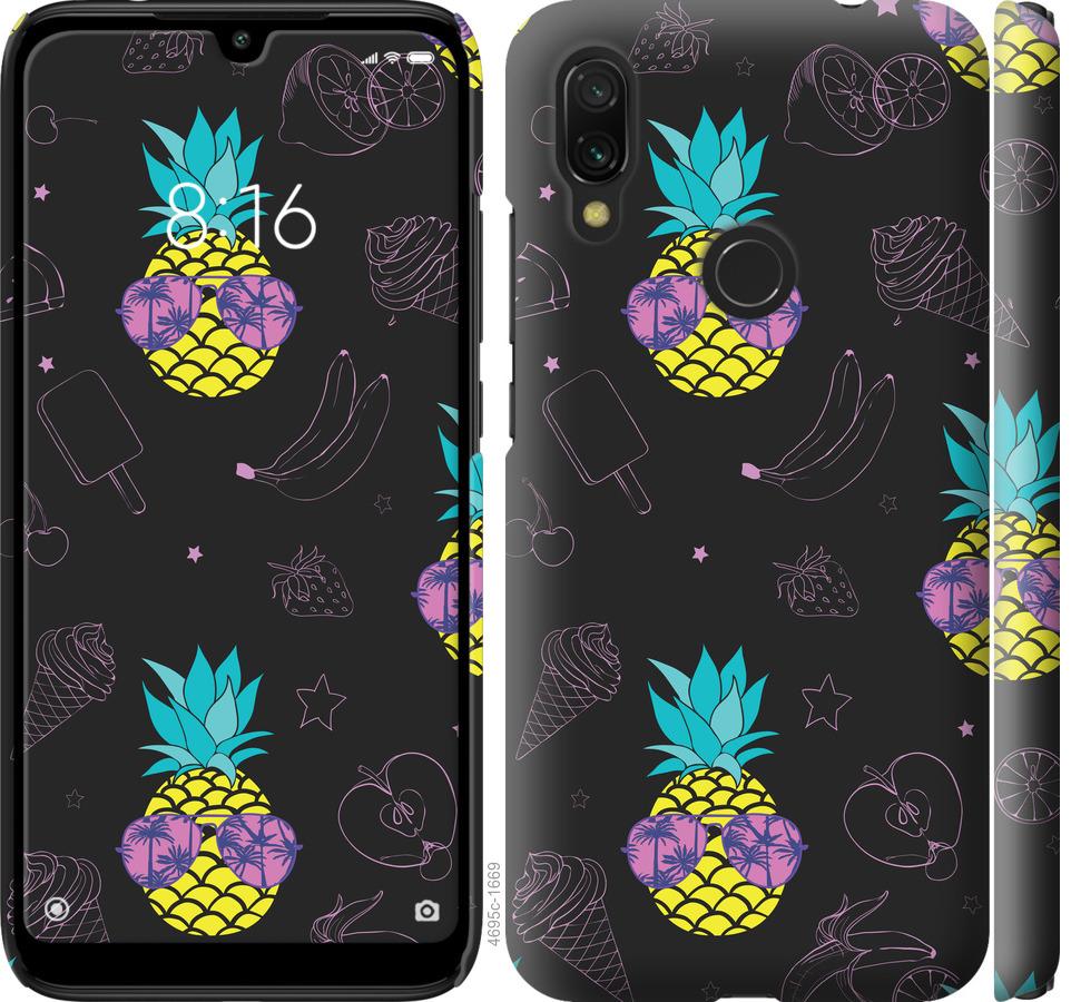 Чехол на Xiaomi Redmi 7 Summer ananas