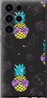 Чехол на Samsung Galaxy S23 Ultra Summer ananas