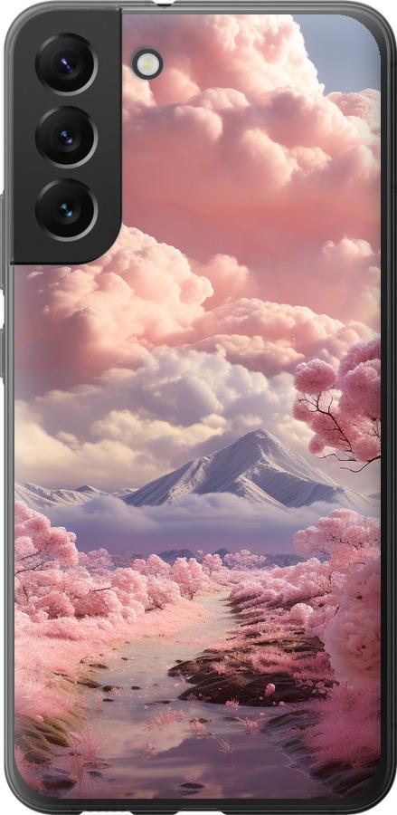 Чехол на Samsung Galaxy S22 Plus Розовые облака