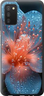 Чехол на Samsung Galaxy A03s A037F Роса на цветке
